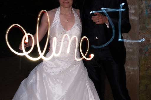 Fig. 4 - Photo exemple de la technique du light Painting.