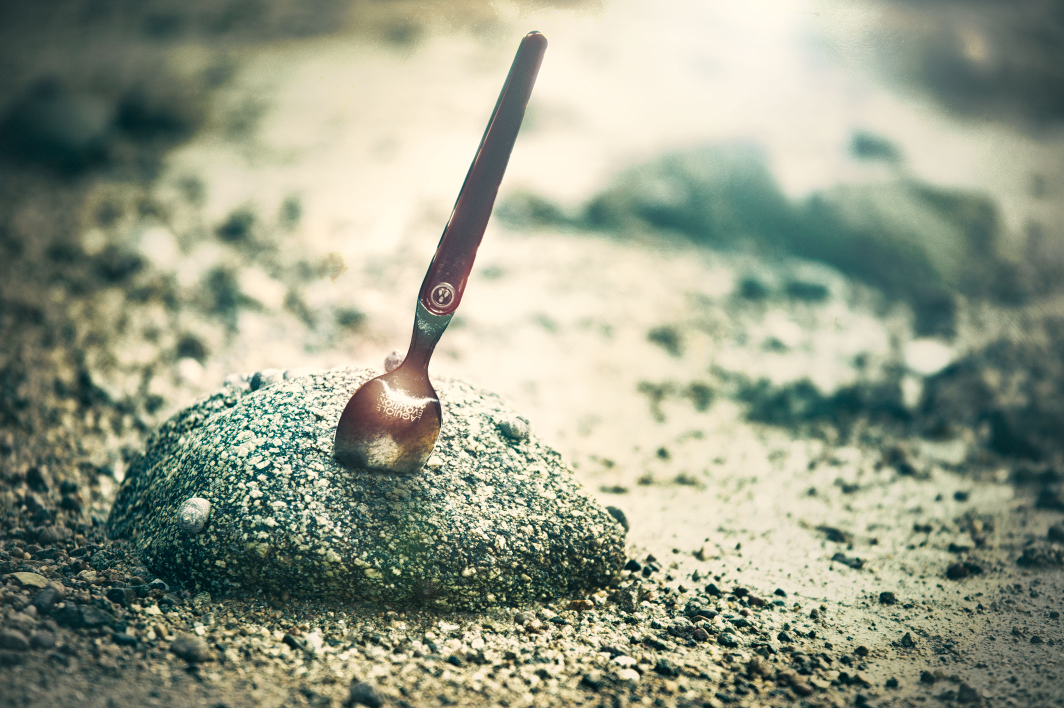 Au royaume de la table ronde de la cuisine, se trouve une cuillère mystique : Excalibur ! Au royaume de la table ronde de la cuisine, se trouve une cuillère mystique : Excalibur !