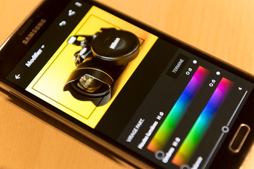 illustration des fonctionnalités des Smartphones à propos de la photographie.