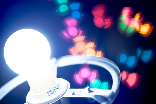 Illustration du phénomène de bokeh avec une mise en forme personnalisée.