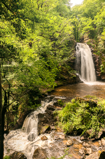Photographie de cascades en pose longue