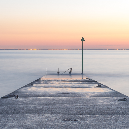 photo de vagues en pose longue de 30 secondes.