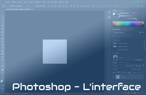 Illustration de l'article à propos de l'interface de Photoshop