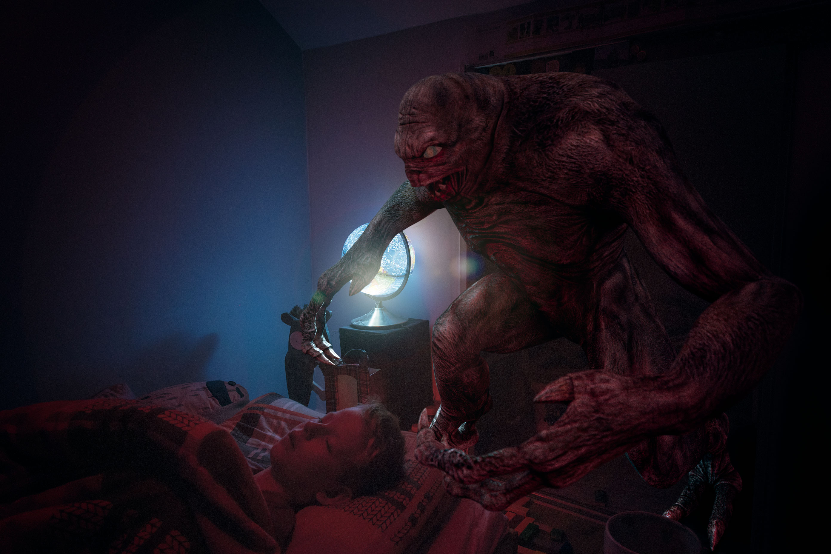 Monstre du placard d'Halloween.