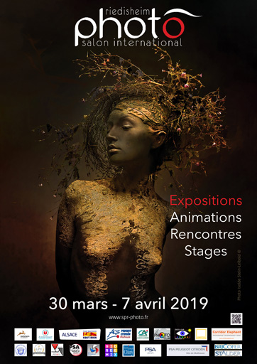 Affiche officielle du Salon International de la photo de Riedisheim de 2019.