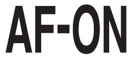 Représentation de la commande de mise au point autofocus sur les boîtiers NIKON