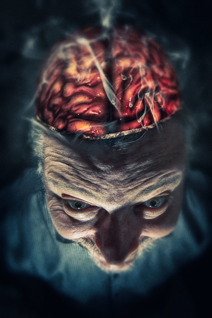 Photomontage du mois d'avril : "Le cerveau en ébullition"