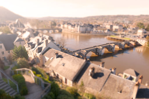 Illustration de l'article à propos de l'effet maquette outil tilt-shift